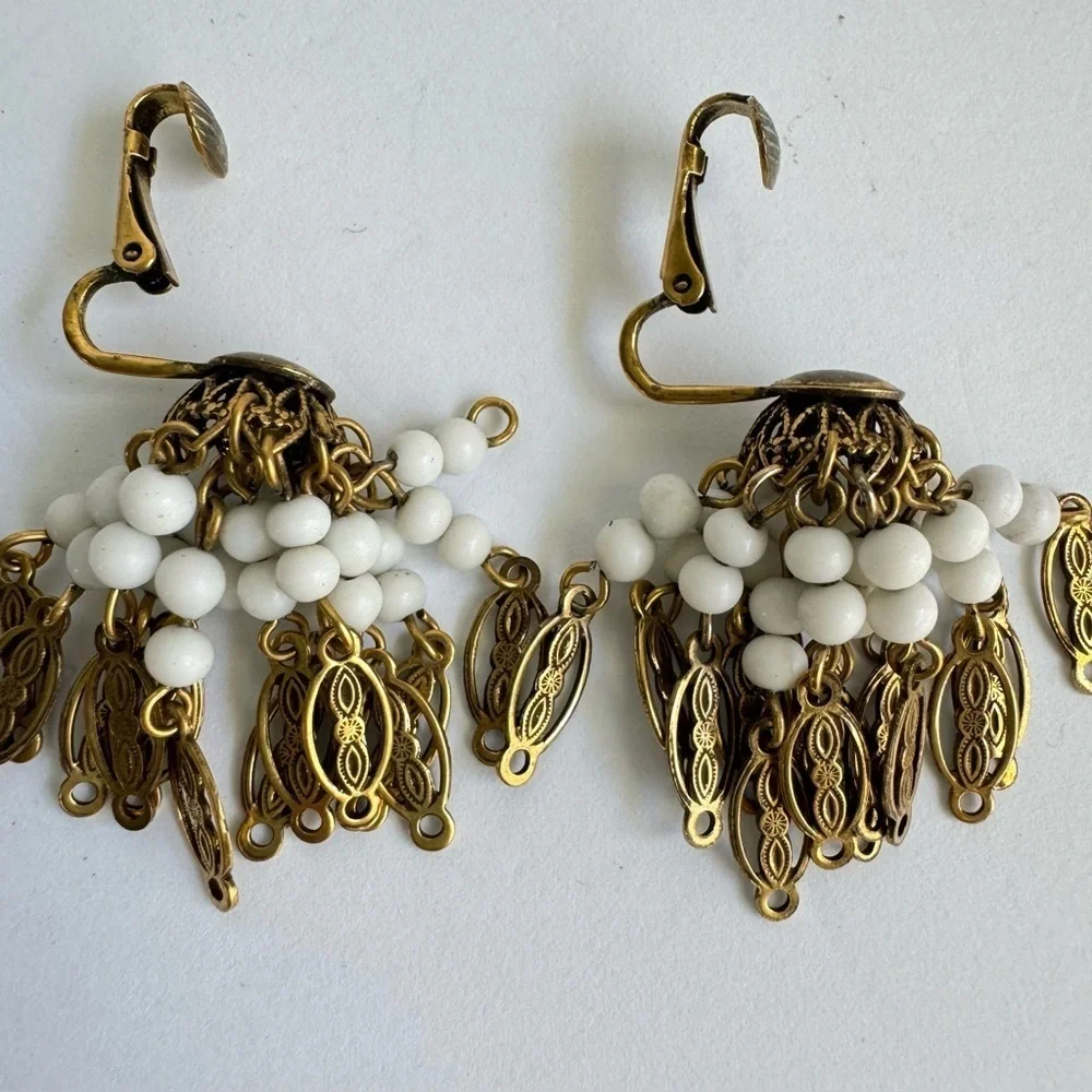 Vintage beaded waterfall